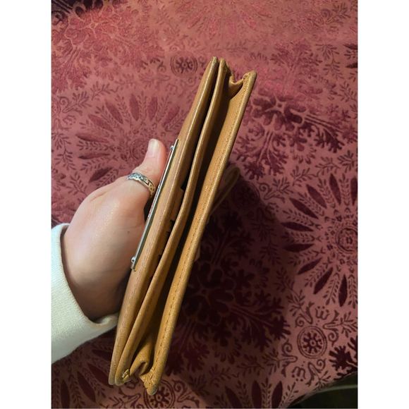 Brahmin DEBRA PHONE WRISTLET WALLET TAN THATCHER - Picture 9 of 10